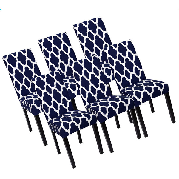 Red Barrel Studio® Dining Room Chair Covers Set Of 6, Stretch Parsons